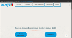 Desktop Screenshot of isactys.com
