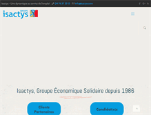 Tablet Screenshot of isactys.com